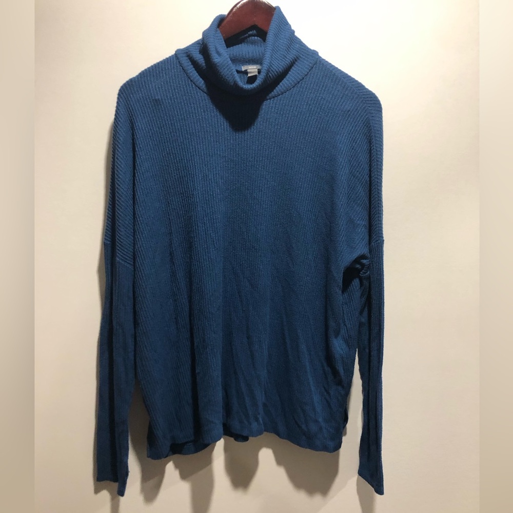 Aerie Blue Turtleneck Sweater